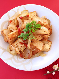 厚揚げクミンにんにく炒め-レシピのメイン写真