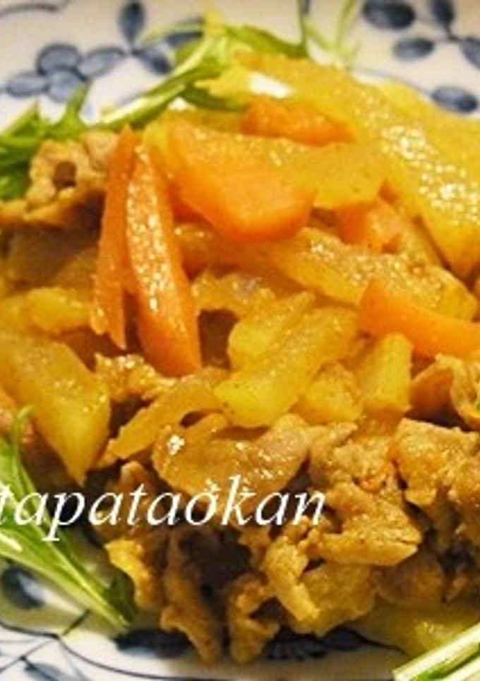 お弁当にも♪豚肉と大根のカレー炒め-レシピのメイン写真