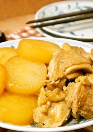大人気♪出汁なしで鶏と大根のうまうま煮物-レシピのメイン写真