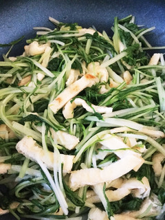 水菜と油揚げの焼き浸し、水分ほぼナシ-レシピのメイン写真