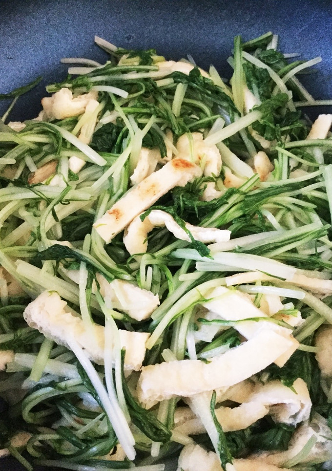 水菜と油揚げの焼き浸し、水分ほぼナシ-レシピのメイン写真
