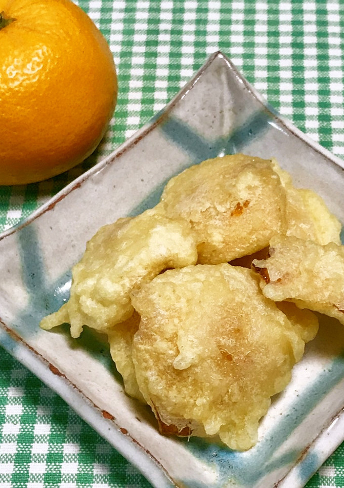 みかんの皮の天ぷら～♪-レシピのメイン写真