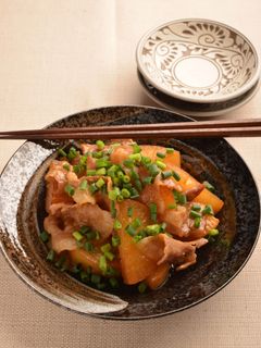 大根と豚肉のみそ炒め-レシピのメイン写真