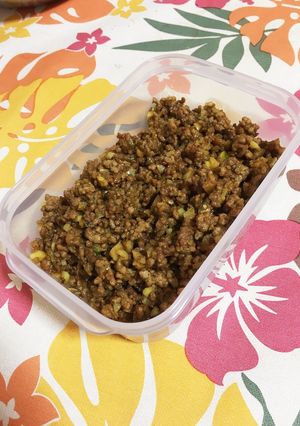 ニンニクで飯進む!カレーそぼろ(キーマ)-レシピのメイン写真