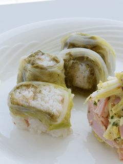 白菜巻きシーフドご飯-レシピのメイン写真