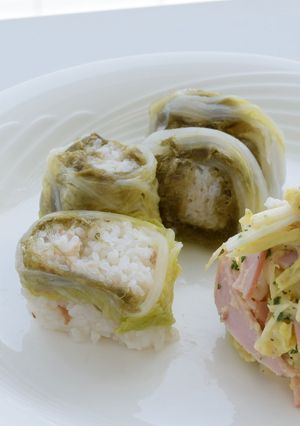 白菜巻きシーフドご飯-レシピのメイン写真
