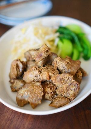 レバーのからしマヨネーズ炒め-レシピのメイン写真