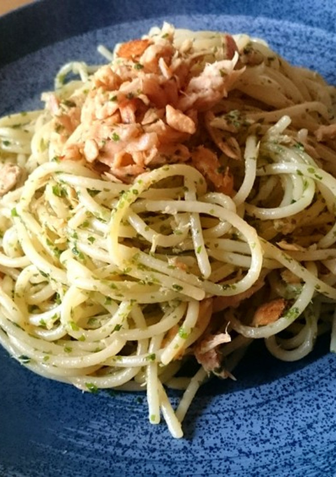 ツナとあおさの和風パスタ-レシピのメイン写真