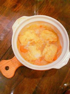 ずぼらでOK!野菜と餅巾着の簡単おでん♪-レシピのメイン写真
