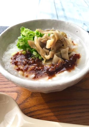 風邪にも！中華粥 醤油こうじたれ-レシピのメイン写真