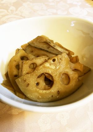 蓮根のきんぴら生姜味-レシピのメイン写真