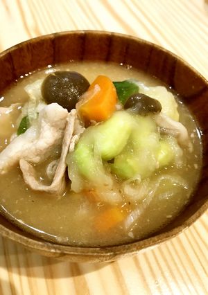 枝豆入り☆具だくさんすいとん-レシピのメイン写真