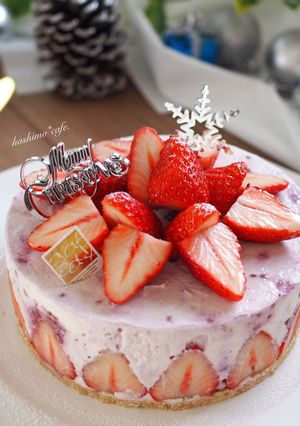 フワッと濃厚ベリーレアチーズケーキ-レシピのメイン写真