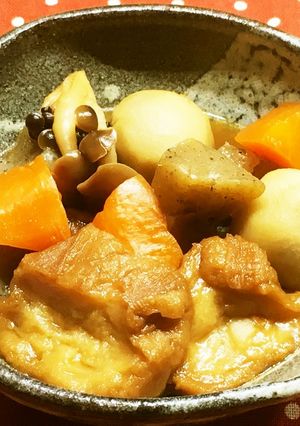 仙台麩（油麩）と野菜の煮物-レシピのメイン写真