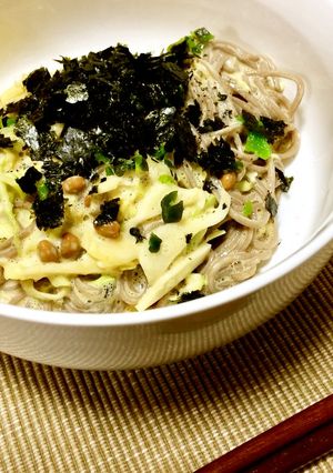 納豆とキャベツで簡単！冷やし麺（そばなど-レシピのメイン写真