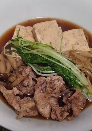超簡単！豚肉で肉豆腐！！-レシピのメイン写真