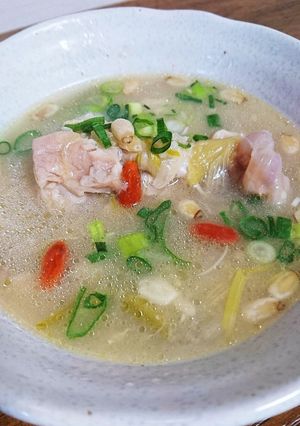茅乃舎『 鶏だし』de トロトロ参鶏湯-レシピのメイン写真