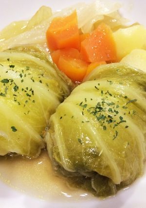 熱々♡ほっこりロール白菜~ポトフ風~-レシピのメイン写真