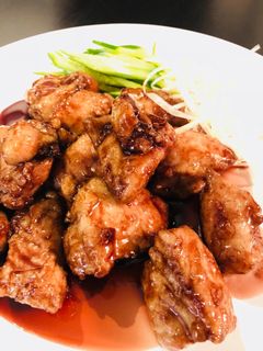 ジューシー鶏胸肉唐揚バルサミコソース和え-レシピのメイン写真