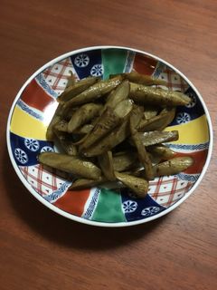 ごぼうだけのきんぴら-レシピのメイン写真