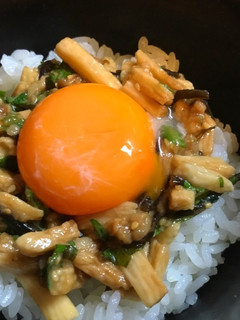 大葉と塩昆布と長芋の混ぜのっけ丼-レシピのメイン写真