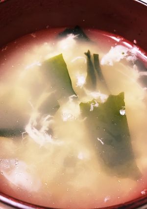 エコレシピ★卵白とわかめのスープ-レシピのメイン写真