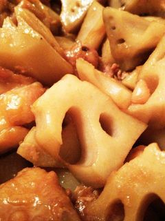 簡単♪レンコンと鶏肉の照り焼き-レシピのメイン写真