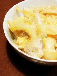 レンジ8分!簡単♪柔らか鶏胸親子丼-レシピのメイン写真