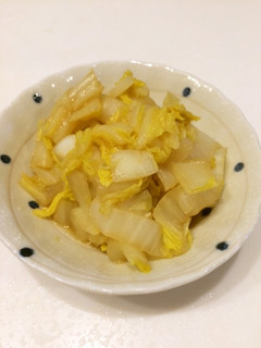 白菜だけで副菜1品!白菜の甘酢味噌和え-レシピのメイン写真