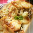 シュトーレン×蒸しりんごのトースト