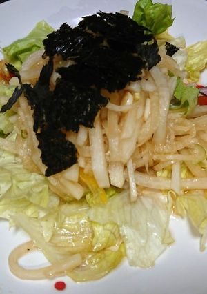めんつゆ・酢・ごま油☆大根の中華サラダ-レシピのメイン写真