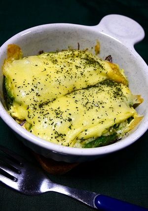 簡単！アボカドとキャベツのチーズ焼き-レシピのメイン写真