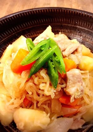 鶏もも肉の肉じゃが☆-レシピのメイン写真