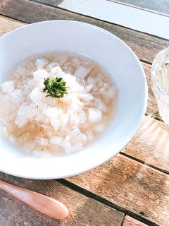 最短5分!お雑煮の残り野菜でおじや-レシピのメイン写真