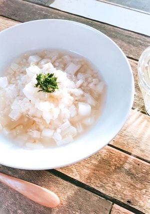 最短5分！お雑煮の残り野菜でおじや-レシピのメイン写真