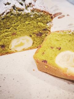 抹茶と粒あんのパウンドケーキ-レシピのメイン写真
