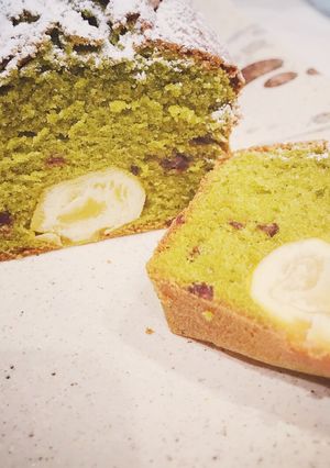 抹茶と粒あんのパウンドケーキ-レシピのメイン写真