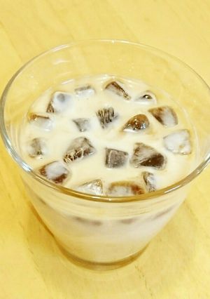 アイスカフェオレ(キューブ型)。-レシピのメイン写真