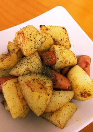 ウインナーとじゃがいものカレー炒め-レシピのメイン写真