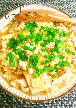 ご飯乗っけも旨い♡ほっこり和風麻婆豆腐-レシピのメイン写真