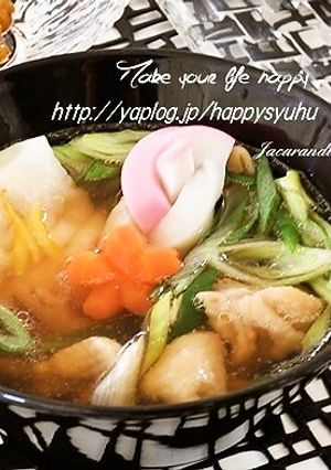 麺つゆde簡単☆お雑煮-レシピのメイン写真