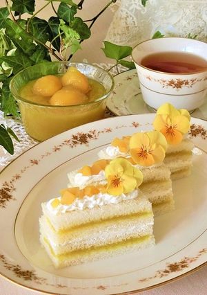 栗きんとんのサンドイッチケーキ-レシピのメイン写真