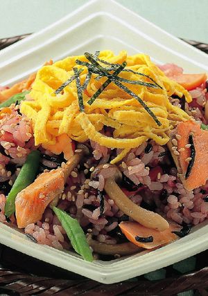 黒米入り鮭ちらし-レシピのメイン写真