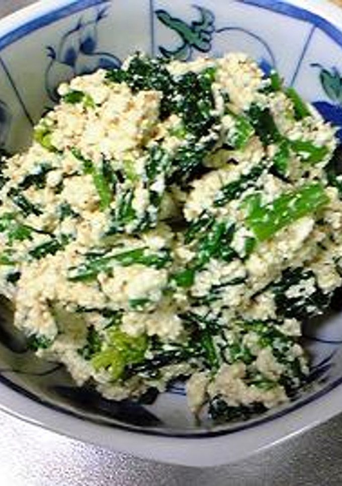 簡単ほうれん草の白和え-レシピのメイン写真