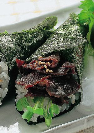 牛肉のピリ辛手巻き-レシピのメイン写真
