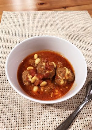 美味しい！簡単ミートボールのトマト煮込み-レシピのメイン写真
