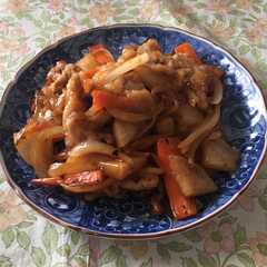 豚バラと野菜の甘酢餡かけ-レシピのメイン写真