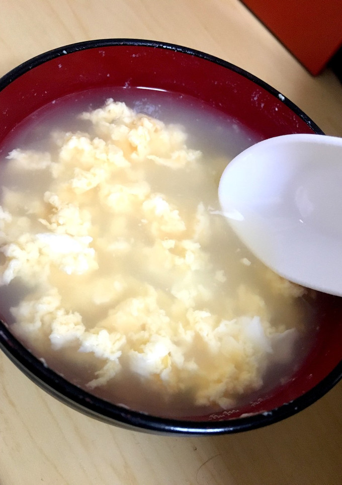 レンジで 超簡単 卵のスープ-レシピのメイン写真