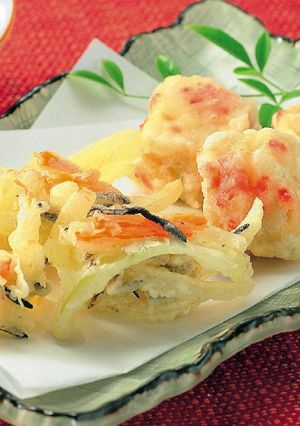 こうや豆腐の変わり揚げ＆ひじきのかき揚げ-レシピのメイン写真