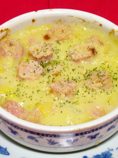 白菜と魚肉ソーセージのヘルシーグラタン-レシピのメイン写真